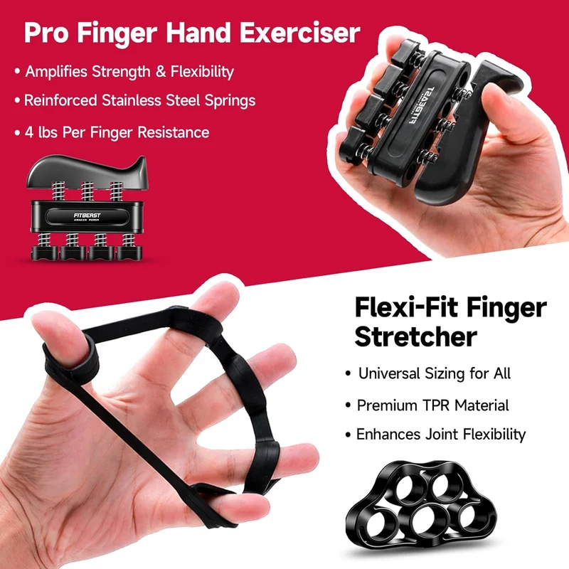Adjustable Grip Strengthener With Ergonomic Non-Slip Handle For Hand And Wrist Training