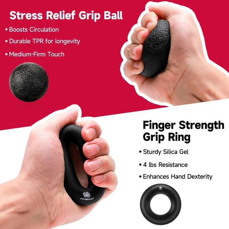 Adjustable Grip Strengthener With Ergonomic Non-Slip Handle For Hand And Wrist Training