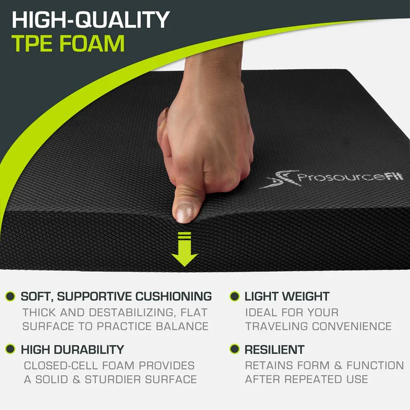 Exercise Balance Pad For Balance, Core Strength, Yoga, And Physical Therapy, Slip-Resistant TPE