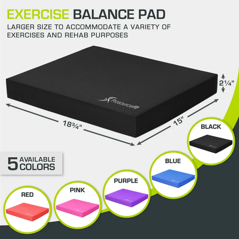 Exercise Balance Pad For Balance, Core Strength, Yoga, And Physical Therapy, Slip-Resistant TPE