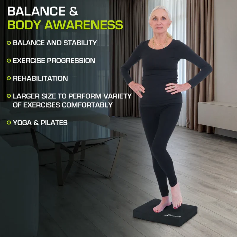 Exercise Balance Pad For Balance, Core Strength, Yoga, And Physical Therapy, Slip-Resistant TPE