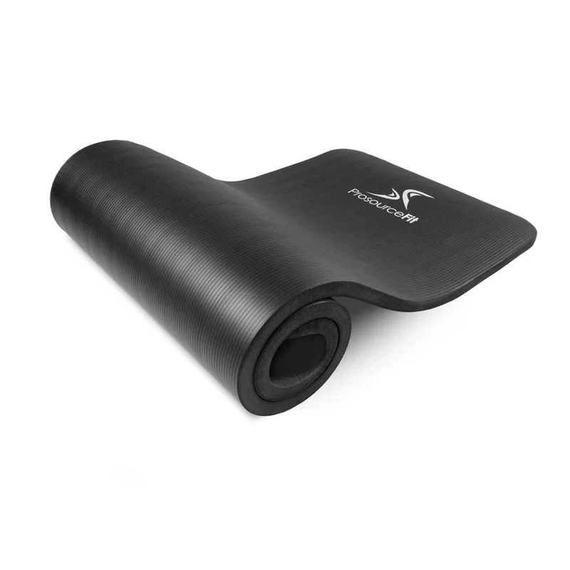 Extra Thick Yoga Mat, 1/2-Inch High-Density Foam Pilates Mat, Non-Slip With Sling