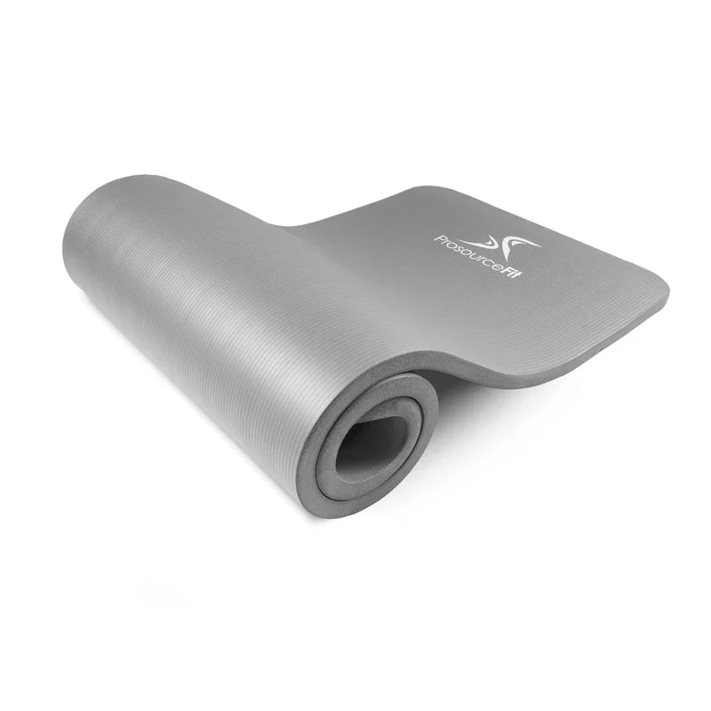 Extra Thick Yoga Mat, 1/2-Inch High-Density Foam Pilates Mat, Non-Slip With Sling