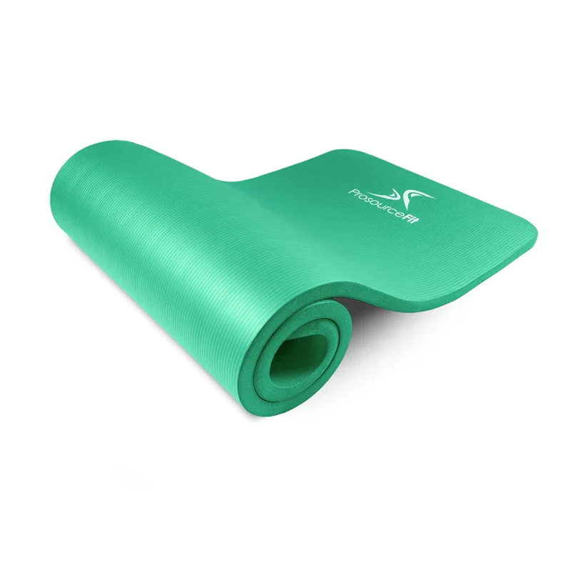 Extra Thick Yoga Mat, 1/2-Inch High-Density Foam Pilates Mat, Non-Slip With Sling