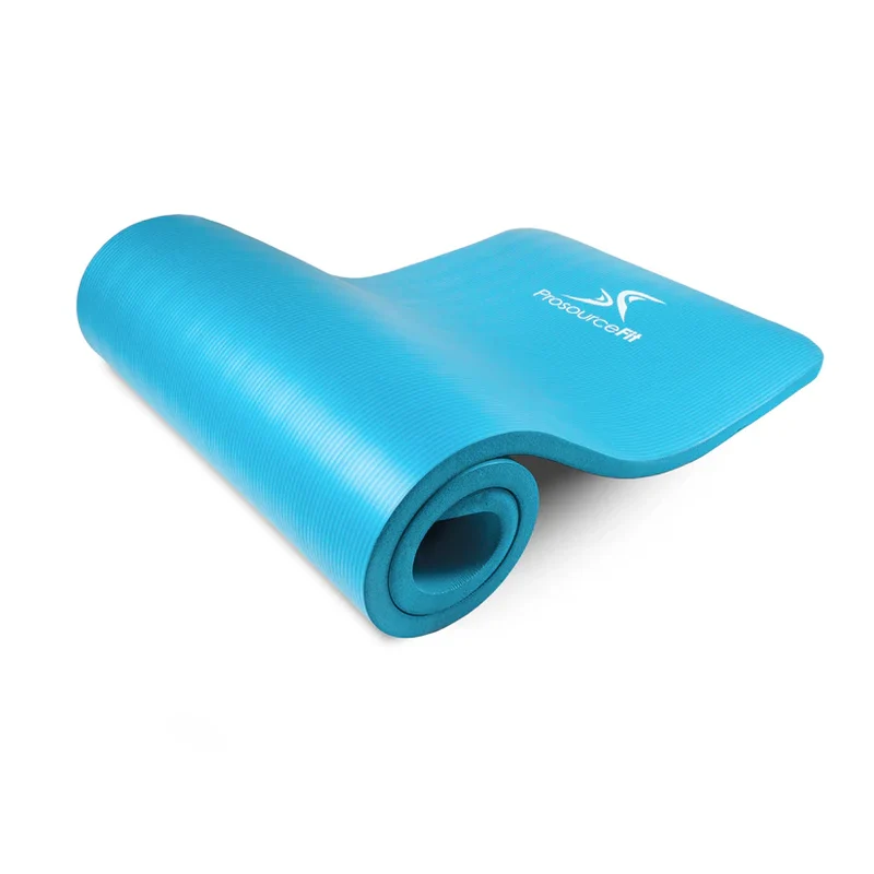 Extra Thick Yoga Mat, 1/2-Inch High-Density Foam Pilates Mat, Non-Slip With Sling