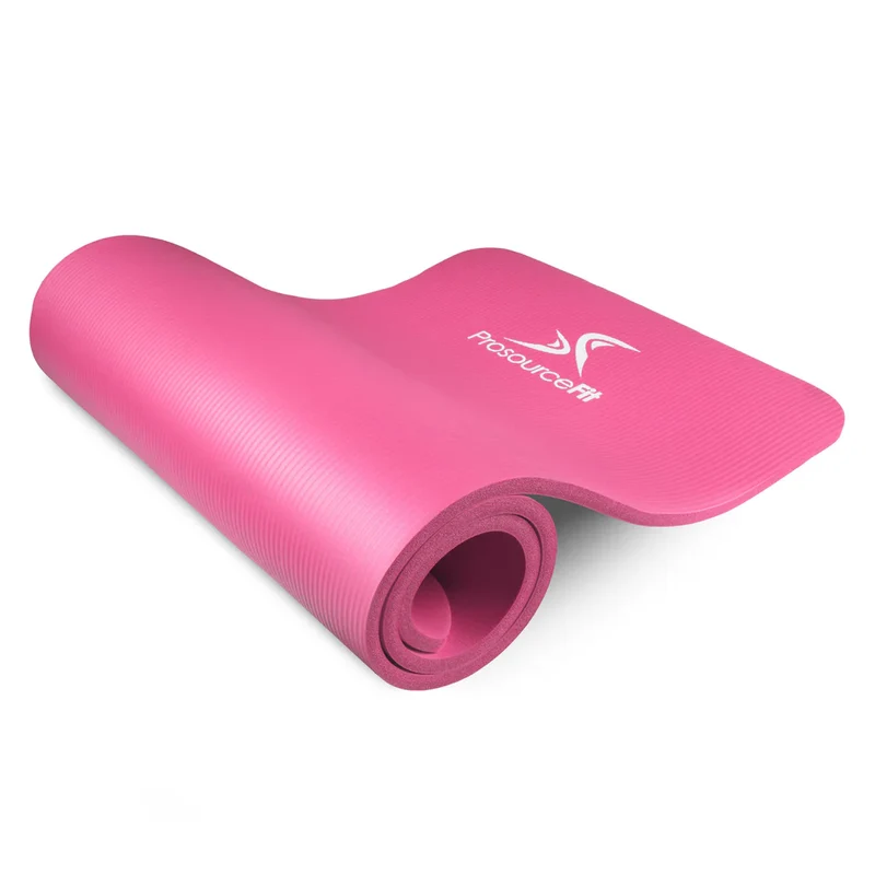 Extra Thick Yoga Mat, 1/2-Inch High-Density Foam Pilates Mat, Non-Slip With Sling