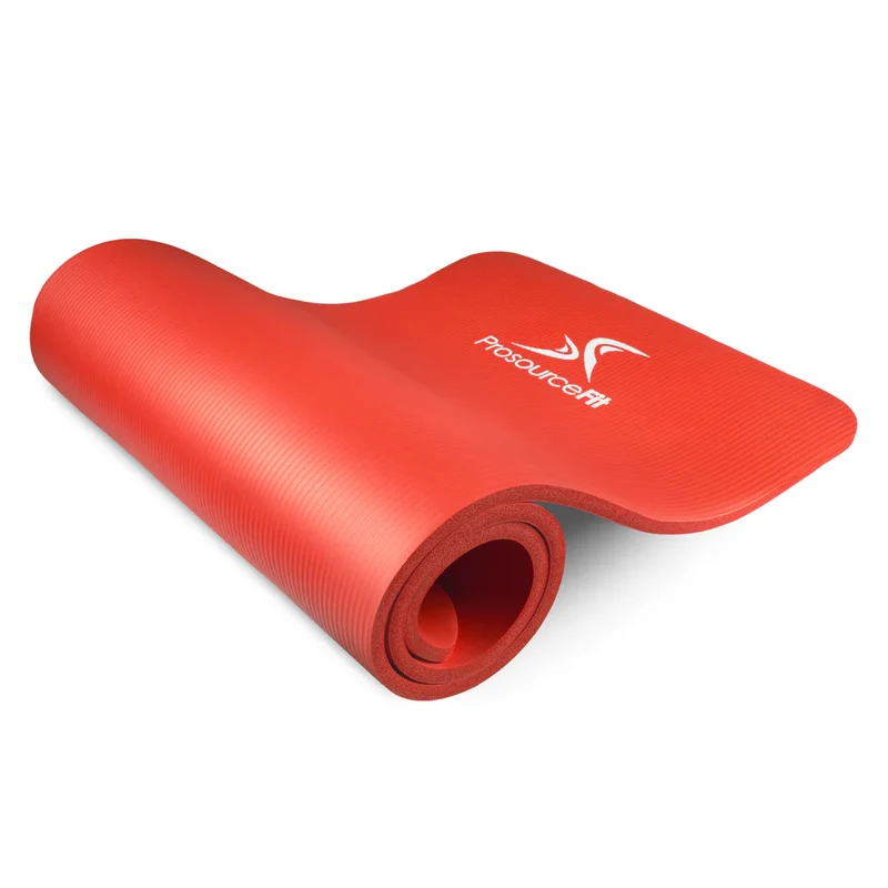 Extra Thick Yoga Mat, 1/2-Inch High-Density Foam Pilates Mat, Non-Slip With Sling
