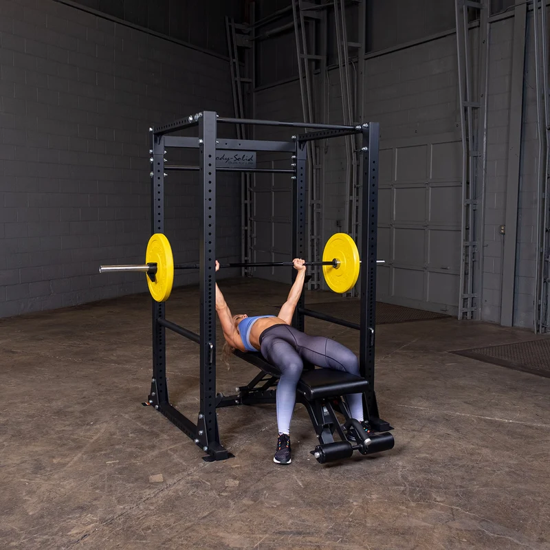 Body-Solid GPR400 Home Gym Power Rack, 1,000-Lb Capacity, Pull-Up Bar, 79-Inch