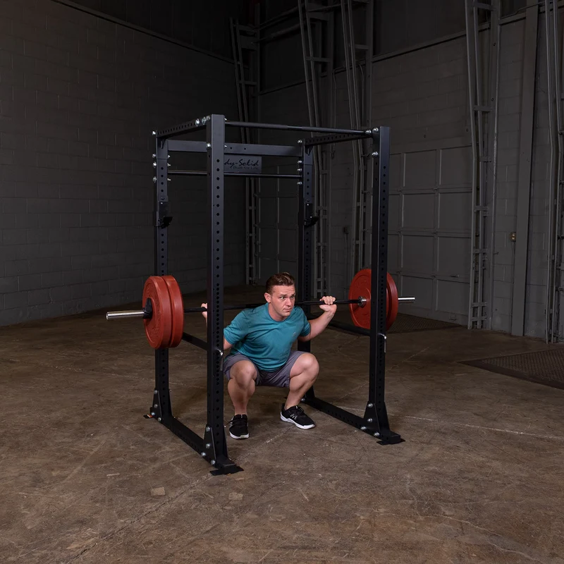 Body-Solid GPR400 Home Gym Power Rack, 1,000-Lb Capacity, Pull-Up Bar, 79-Inch