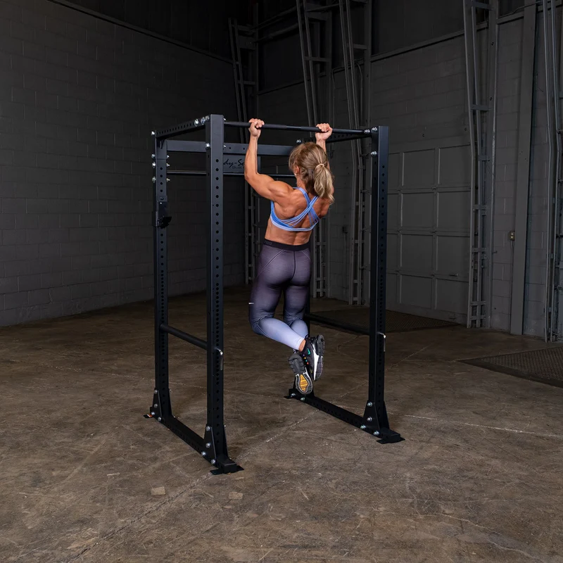 Body-Solid GPR400 Home Gym Power Rack, 1,000-Lb Capacity, Pull-Up Bar, 79-Inch