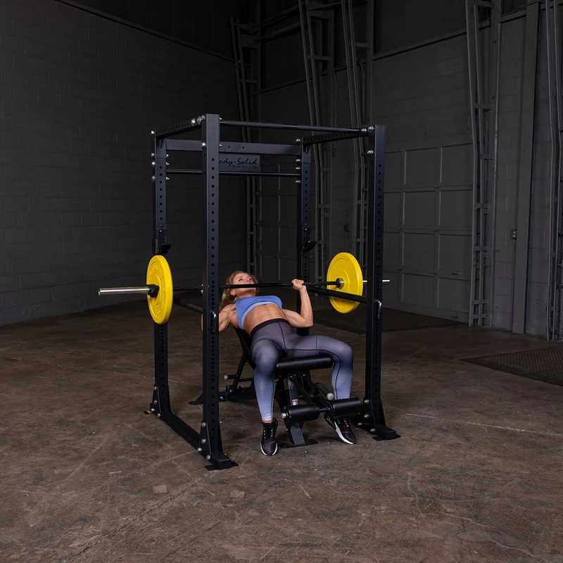 Body-Solid GPR400 Home Gym Power Rack, 1,000-Lb Capacity, Pull-Up Bar, 79-Inch