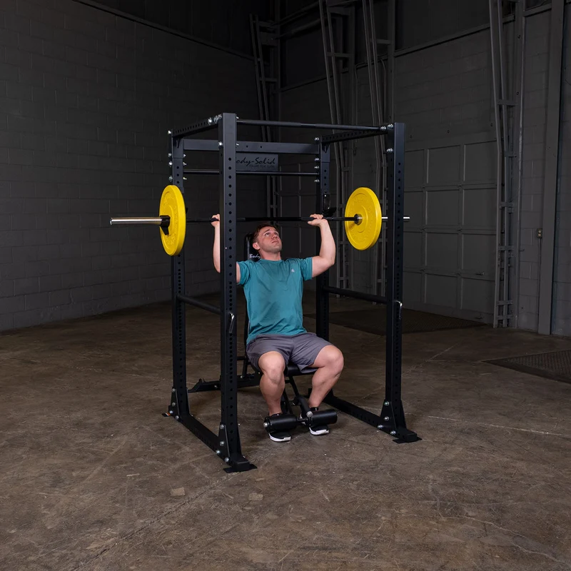 Body-Solid GPR400 Home Gym Power Rack, 1,000-Lb Capacity, Pull-Up Bar, 79-Inch