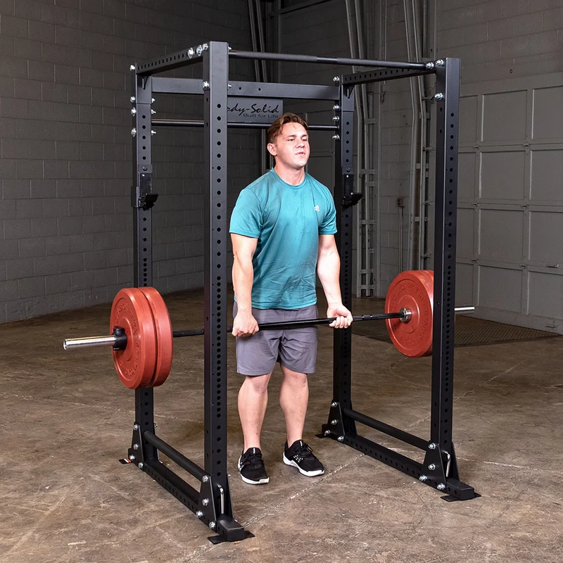 Body-Solid GPR400 Home Gym Power Rack, 1,000-Lb Capacity, Pull-Up Bar, 79-Inch
