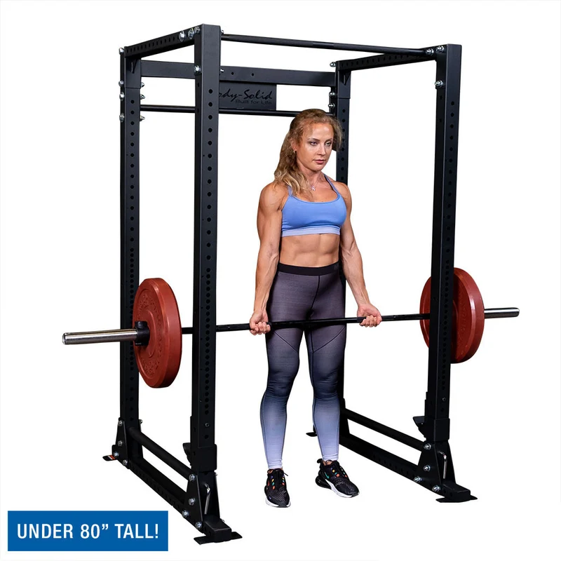 Body-Solid GPR400 Home Gym Power Rack, 1,000-Lb Capacity, Pull-Up Bar, 79-Inch