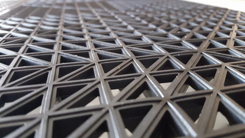 TuffTiles Interlocking Drainage Tiles, 11.8-Inch Non-Slip Anti-Fatigue Floor Mats