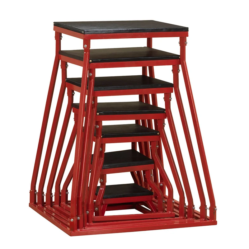 Body-Solid Steel Plyo Box, Steel Frame, 6-36 Inch Heights For Plyometric Training