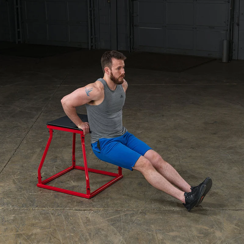 Body-Solid Steel Plyo Box, Steel Frame, 6-36 Inch Heights For Plyometric Training