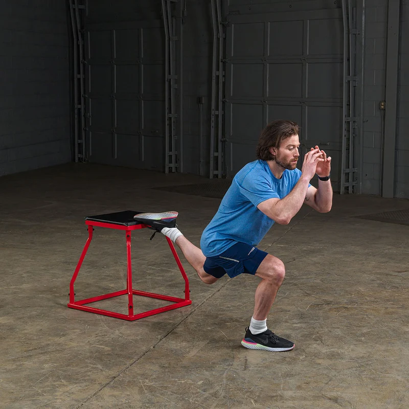 Body-Solid Steel Plyo Box, Steel Frame, 6-36 Inch Heights For Plyometric Training