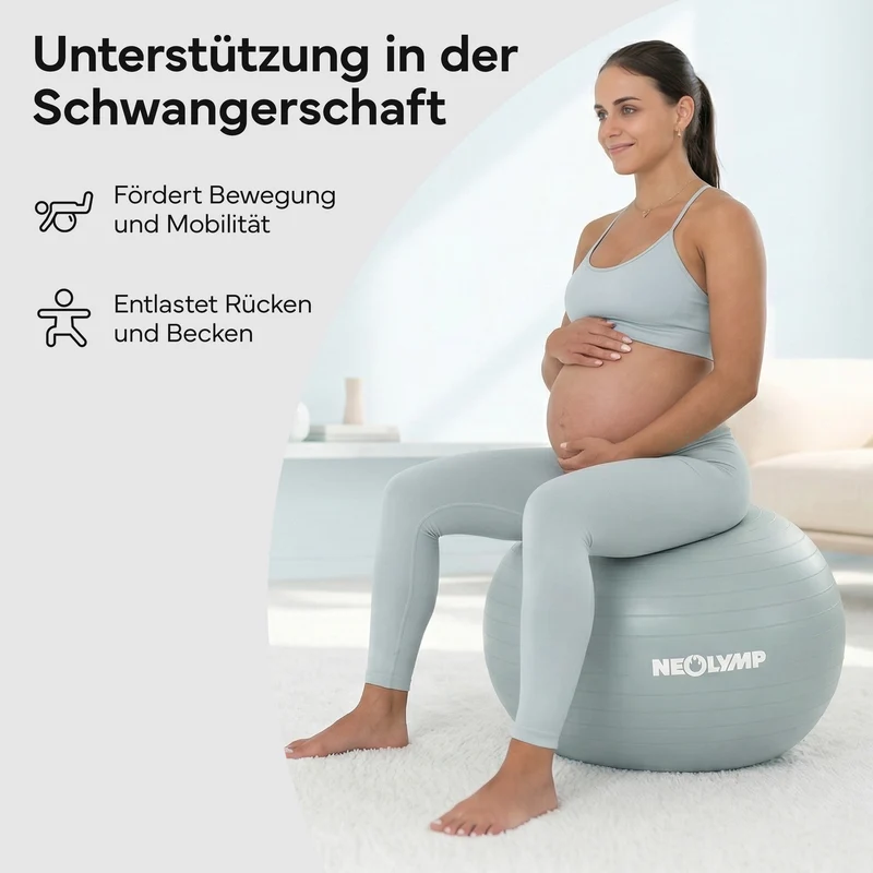 Gymnastikball - für aktives Sitzen, Recovery und Physio