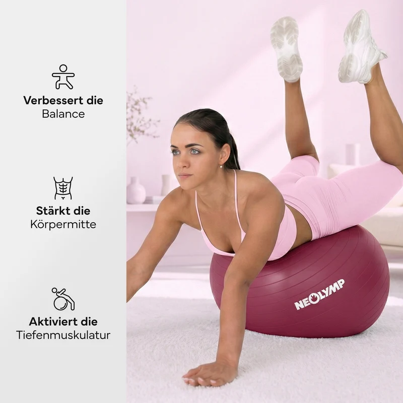 Gymnastikball - für aktives Sitzen, Recovery und Physio
