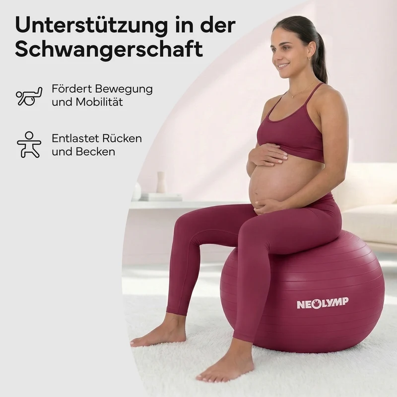 Gymnastikball - für aktives Sitzen, Recovery und Physio