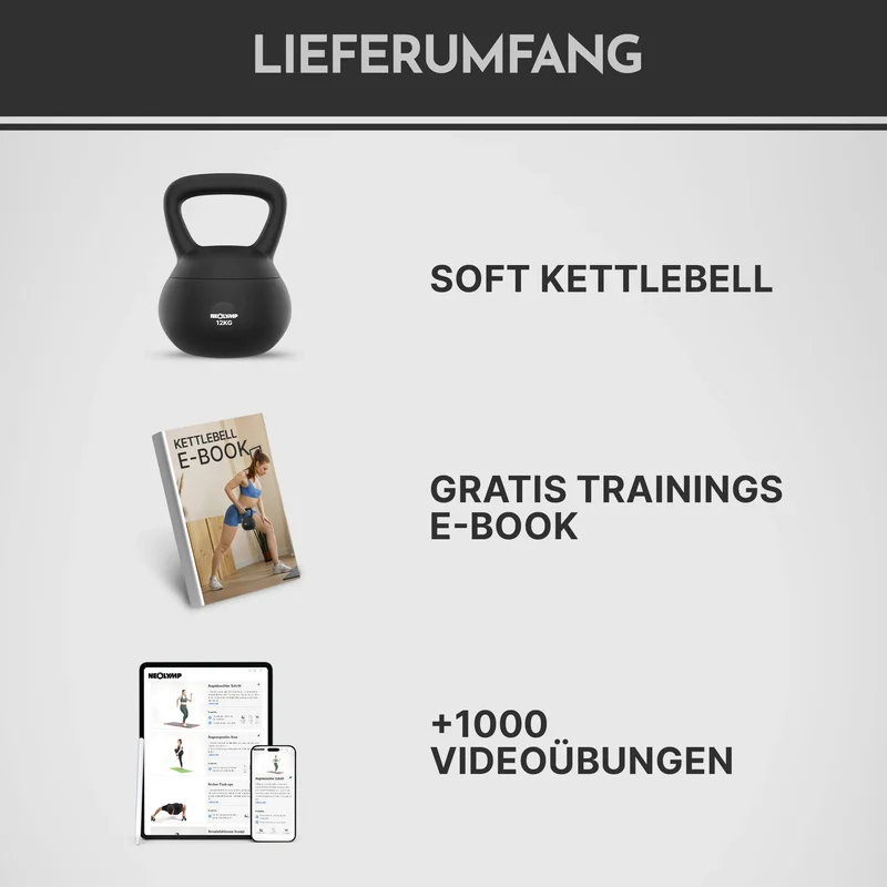 Soft Kettlebell - 2 kg bis 12 kg Trainingsgewichte