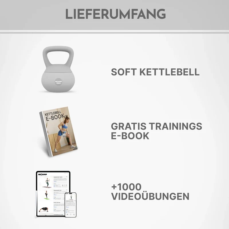 Soft Kettlebell - 2 kg bis 12 kg Trainingsgewichte