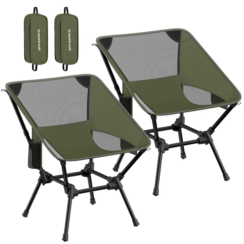 Klappbarer Campingstuhl für Strand und Garten