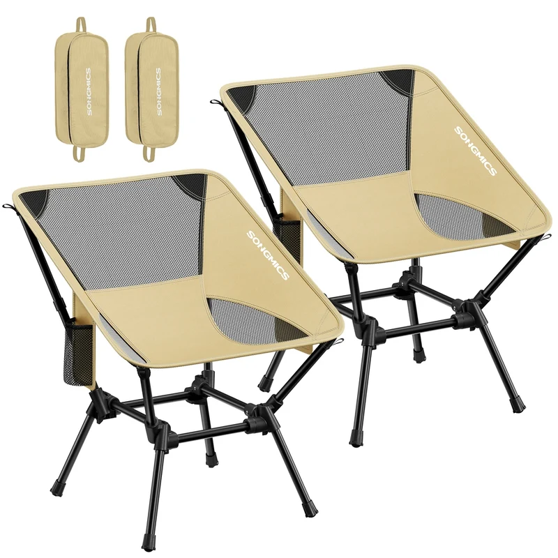 Klappbarer Campingstuhl für Strand und Garten