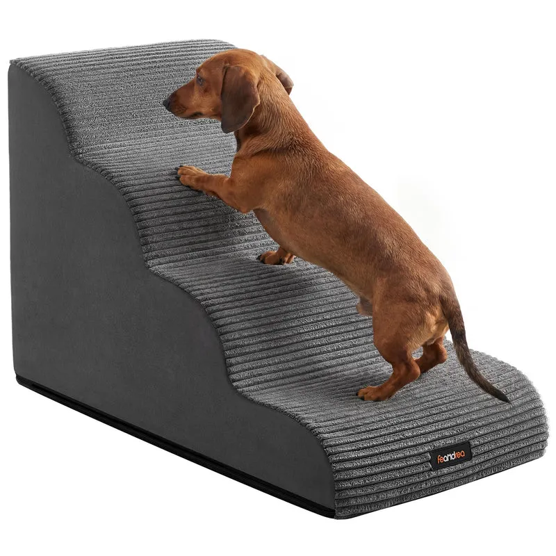 Hundetreppe mit rutschfesten Stufen und waschbarem Bezug
