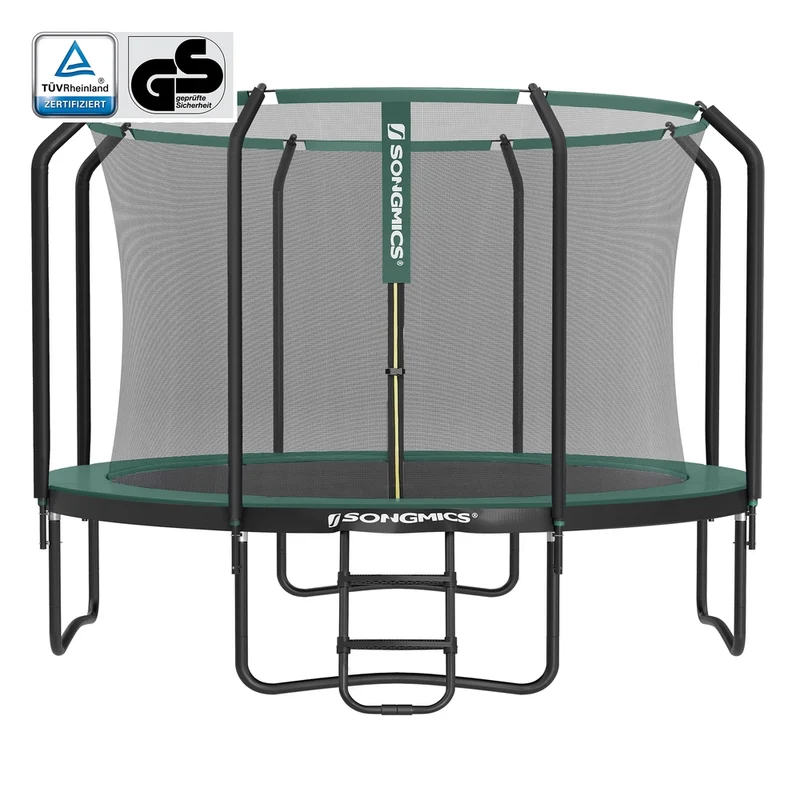 Rundes Gartentrampolin mit Sicherheitsnetz