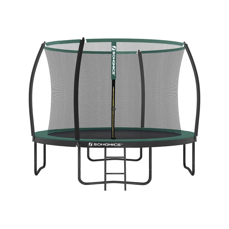 rundes Gartentrampolin mit Sicherheitsnetz