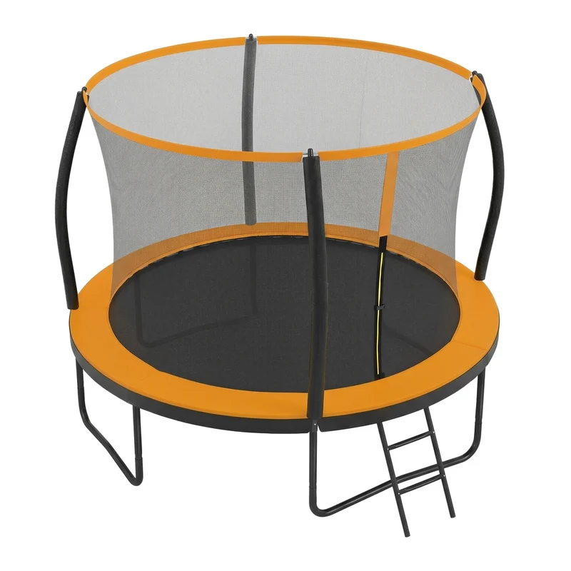 rundes Gartentrampolin mit Sicherheitsnetz