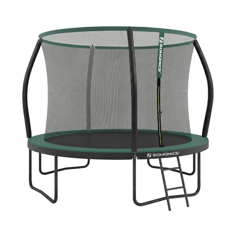 rundes Gartentrampolin mit Sicherheitsnetz