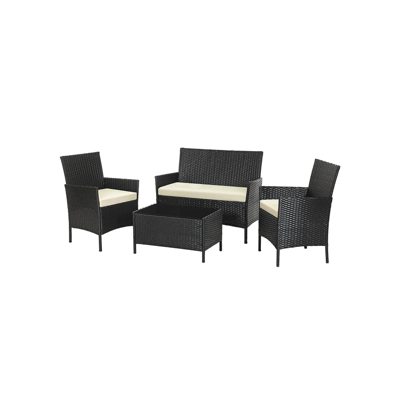 Gartenmöbel-Set aus Polyrattan