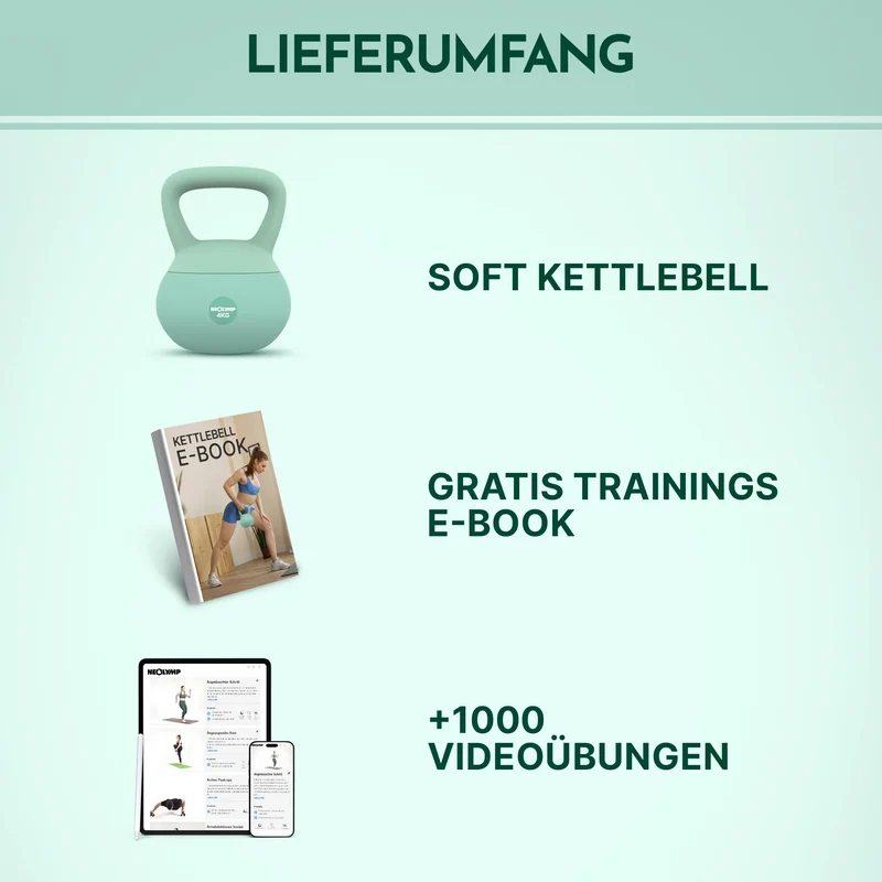 Soft Kettlebell - 2 kg bis 12 kg Trainingsgewichte