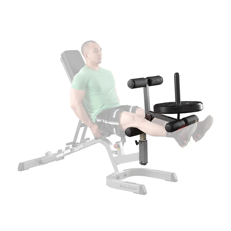 Body-Solid Leg Developer Attachment For GFID100 Adjustable Bench, Heavy-Duty Steel, Padded