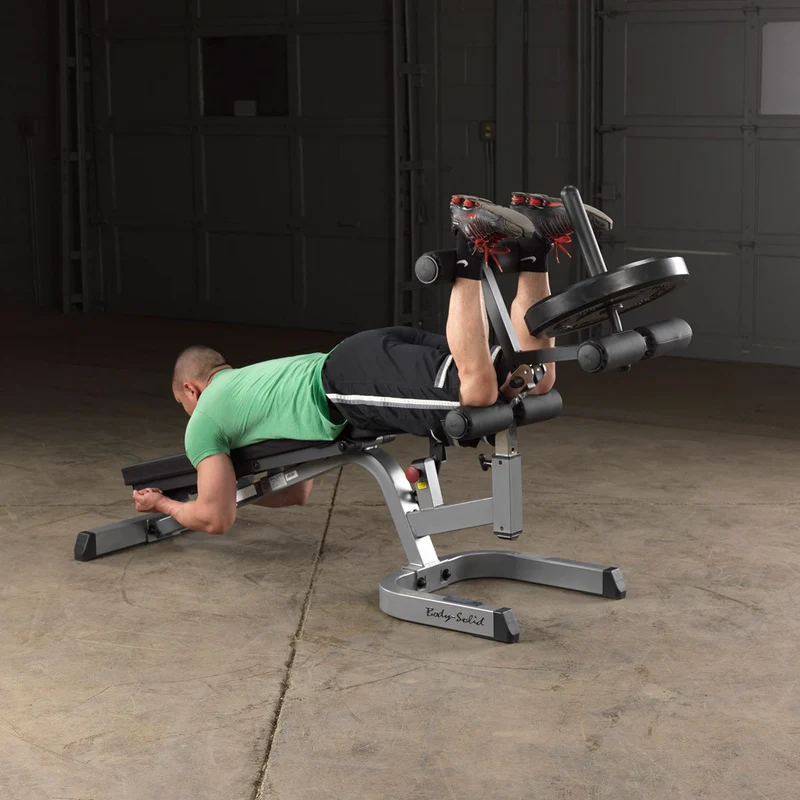 Body-Solid Leg Developer Attachment For GFID100 Adjustable Bench, Heavy-Duty Steel, Padded
