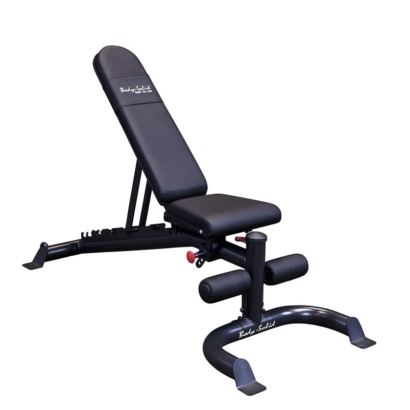 Body-Solid GFID100 Adjustable Weight Bench With 6 Positions, DuraFirm Pads & Wheels
