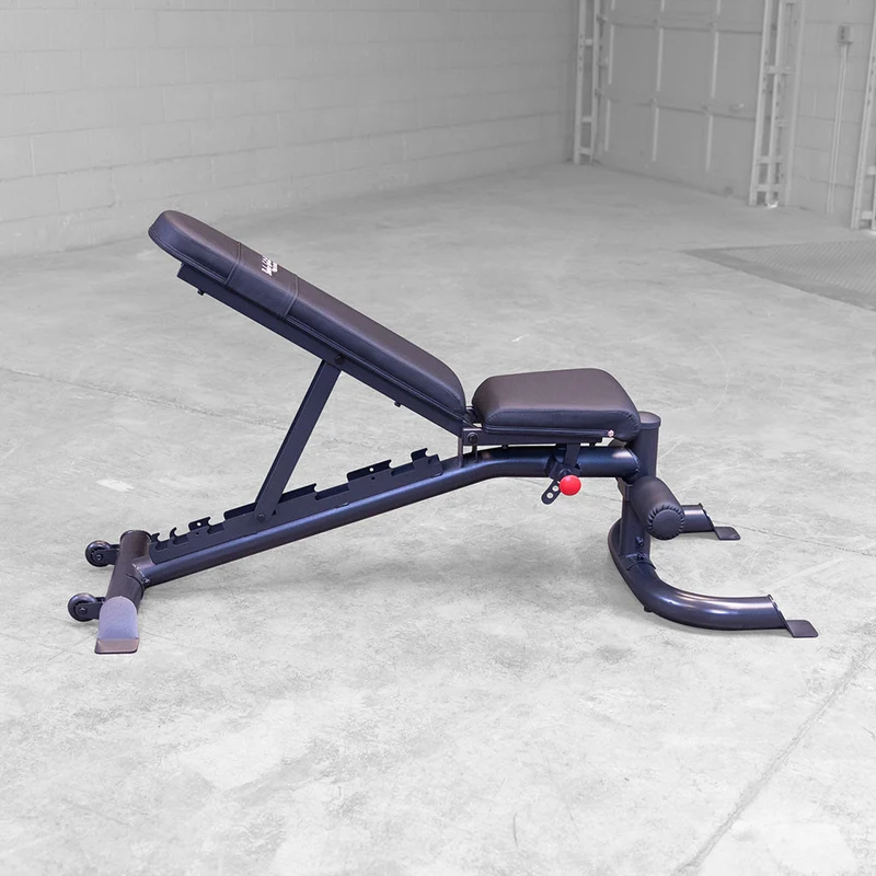 Body-Solid GFID100 Adjustable Weight Bench With 6 Positions, DuraFirm Pads & Wheels