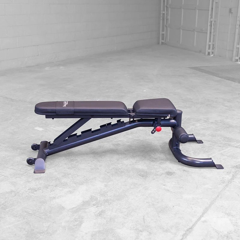 Body-Solid GFID100 Adjustable Weight Bench With 6 Positions, DuraFirm Pads & Wheels