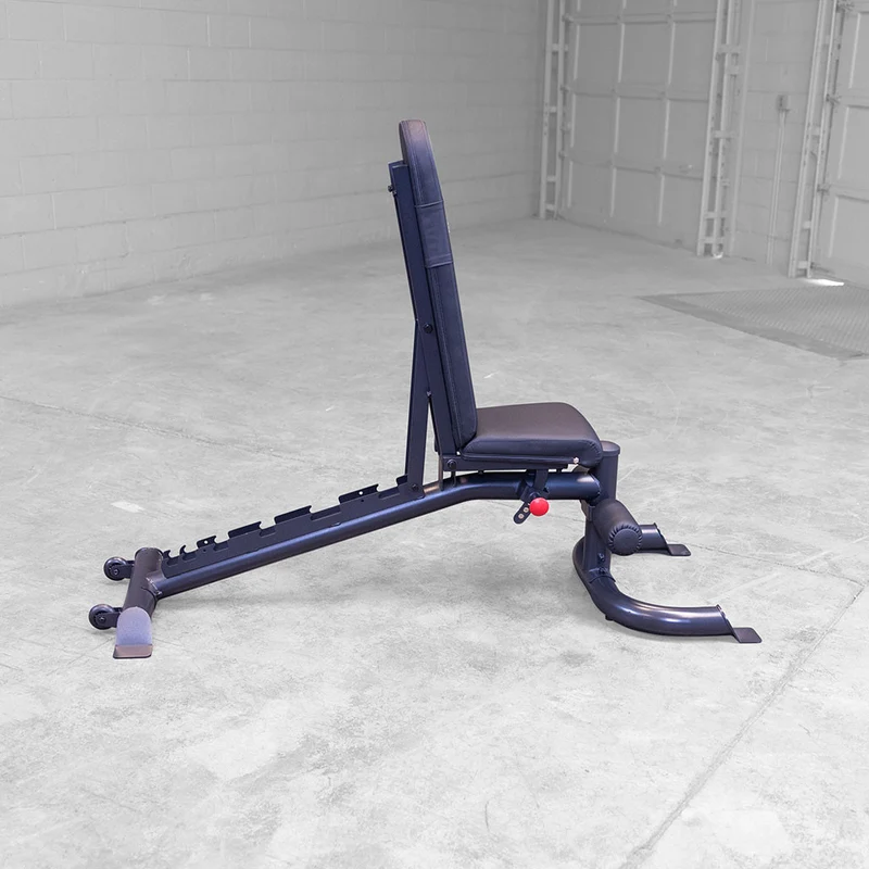Body-Solid GFID100 Adjustable Weight Bench With 6 Positions, DuraFirm Pads & Wheels