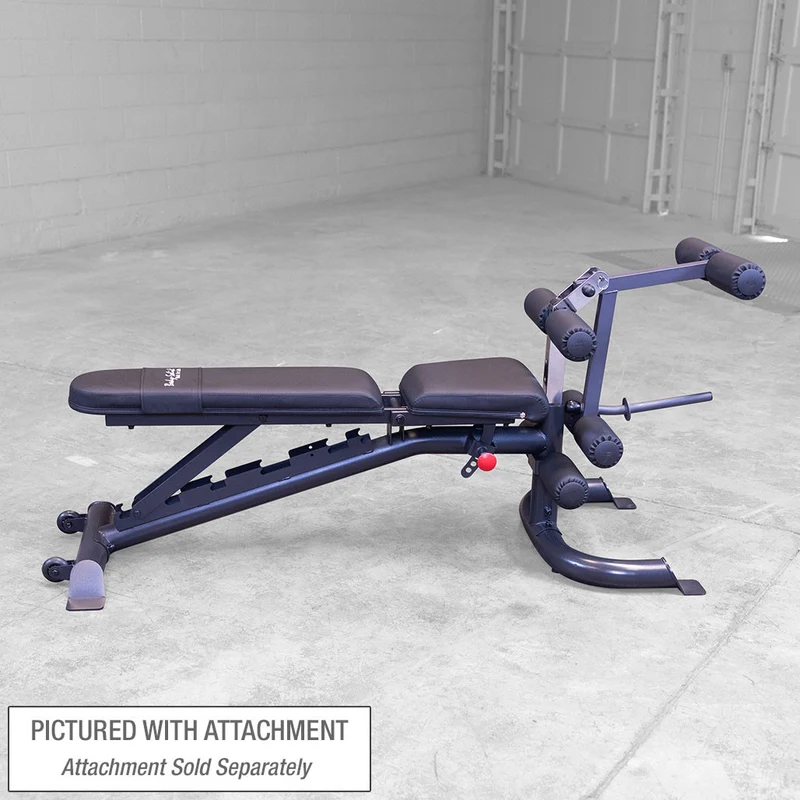 Body-Solid GFID100 Adjustable Weight Bench With 6 Positions, DuraFirm Pads & Wheels