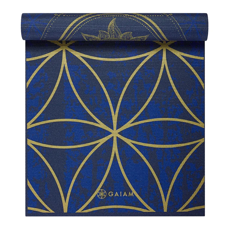 Premium Reversible Metallic Sun & Moon Yoga Mat (6mm)