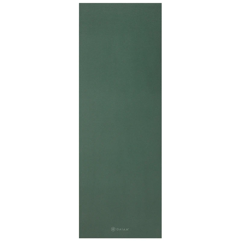 GAIAM Classic 5mm Yoga Mat, Textured Non-Slip Surface, Lightweight PVC Pilates Mat