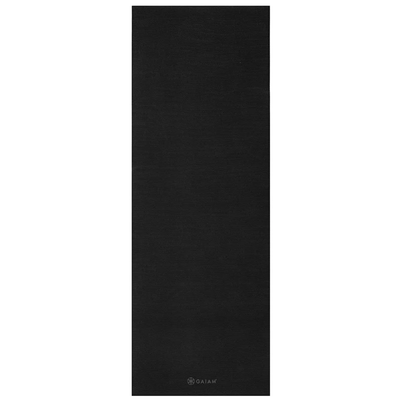 GAIAM Classic 5mm Yoga Mat, Textured Non-Slip Surface, Lightweight PVC Pilates Mat