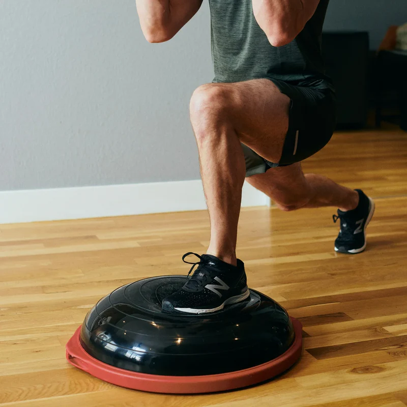 SPRI Balance Trainer Pro, 65cm Half Exercise Ball With Non-Slip Base For Core Training