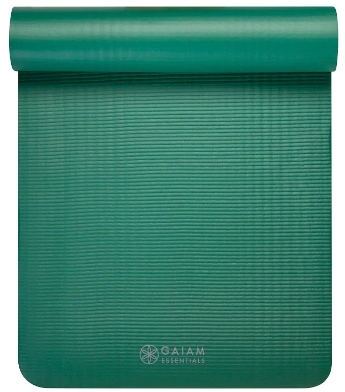 GAIAM Thick Exercise Mat, Cushioned Non-Slip Yoga & Pilates