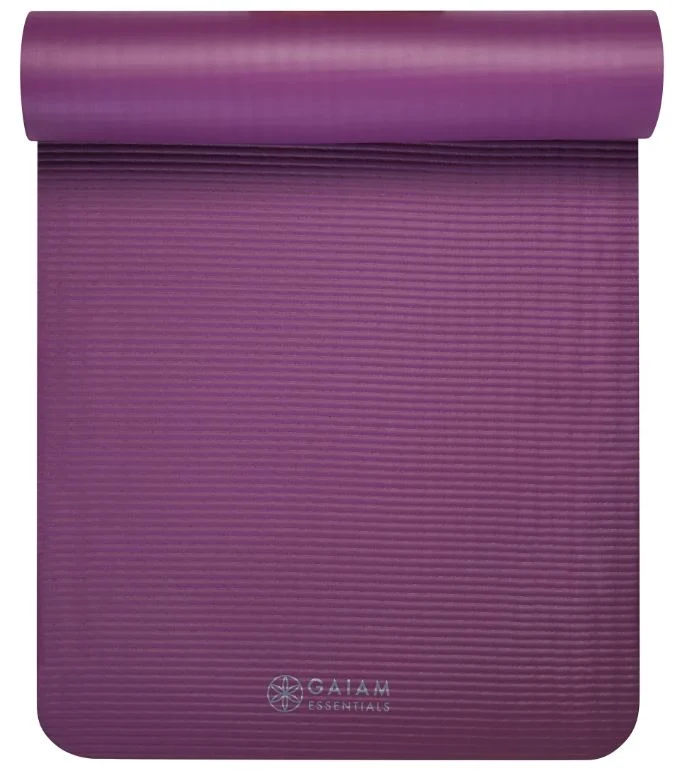 GAIAM Thick Exercise Mat, Cushioned Non-Slip Yoga & Pilates