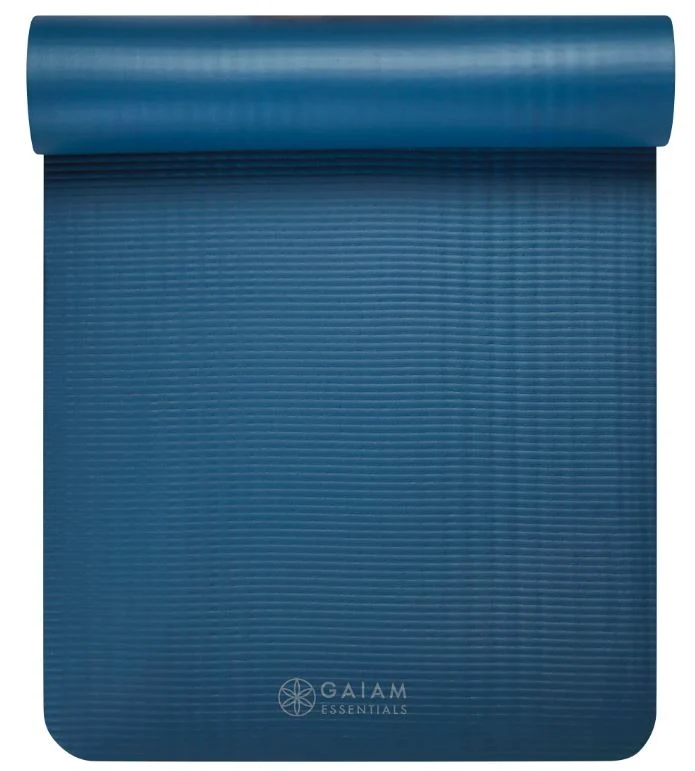 GAIAM Thick Exercise Mat, Cushioned Non-Slip Yoga & Pilates